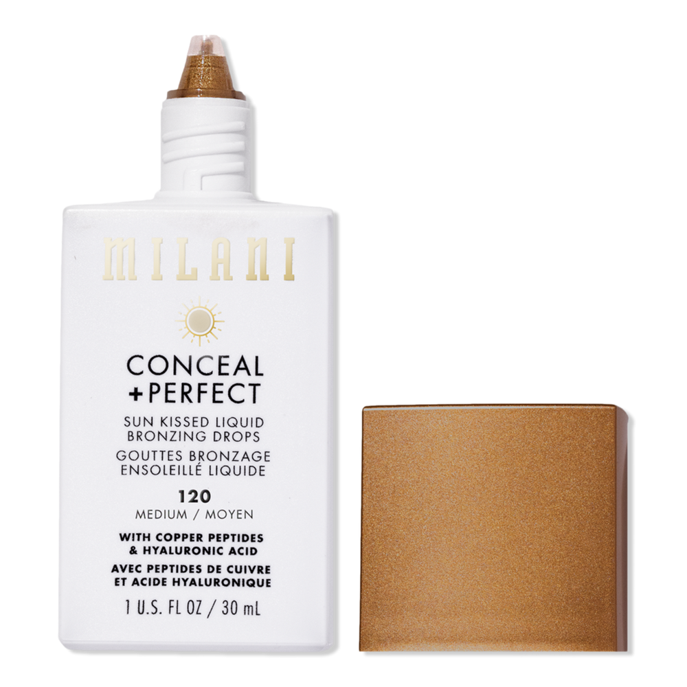Milani Conceal + Perfect Sun Kissed Liquid Bronzing Drops - Medium