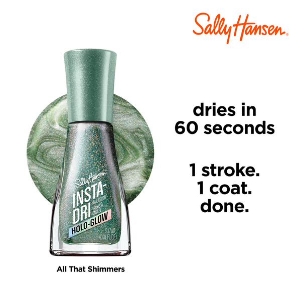 Sally Hansen Insta-Dri Nail Polish, Blues/Greens #4