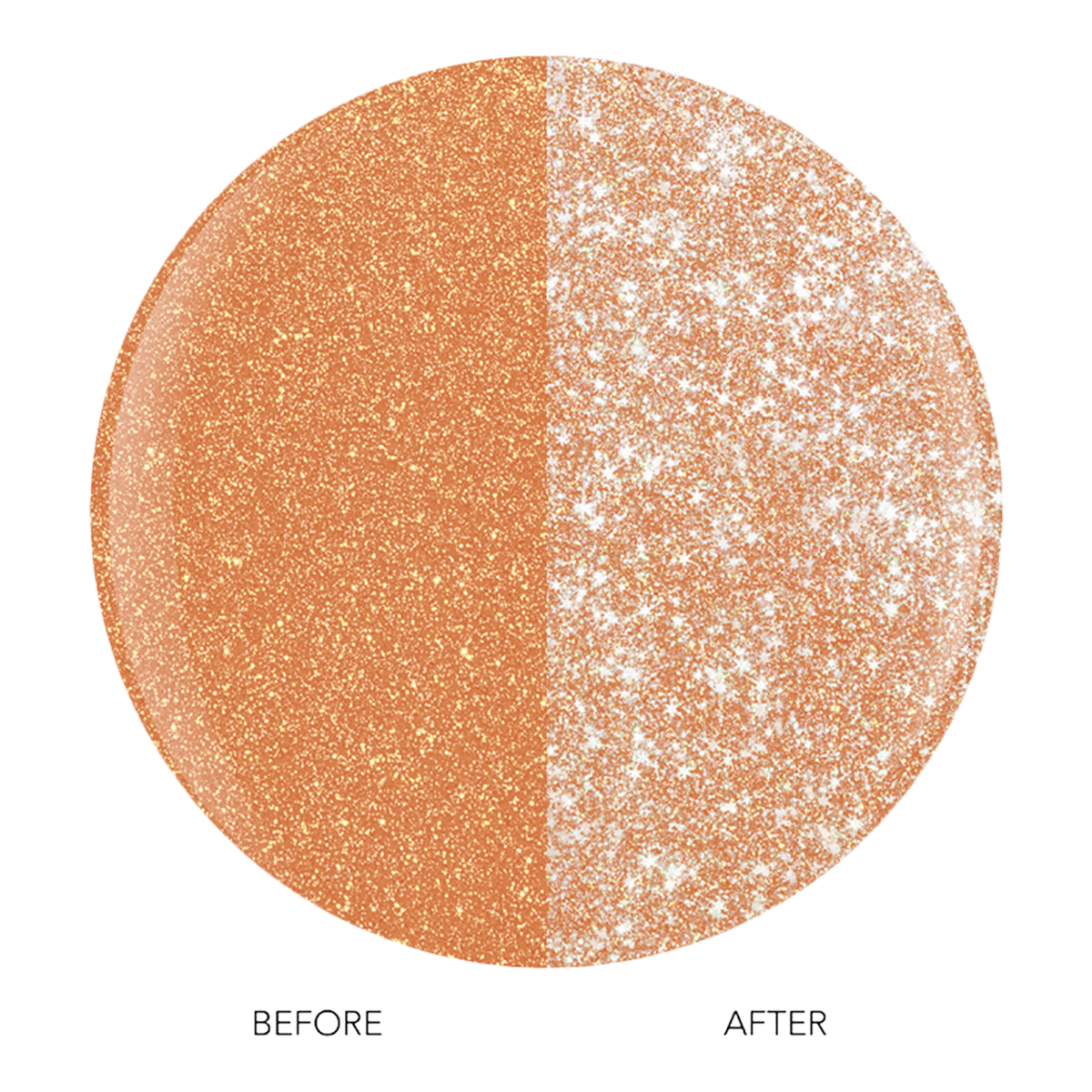 Flash Glitter Special Effect Gel Polish - Iced With Spice
