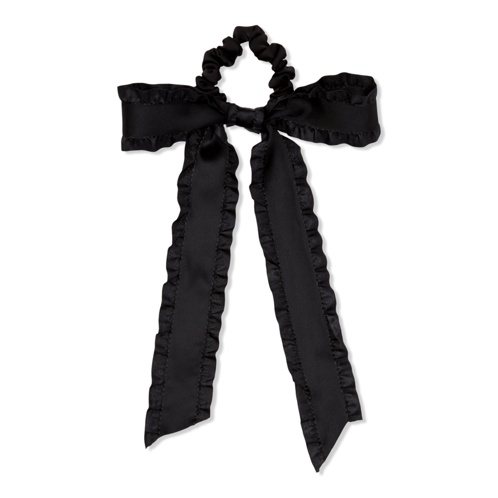 Wet Brush Ruffle Bow Scrunchie