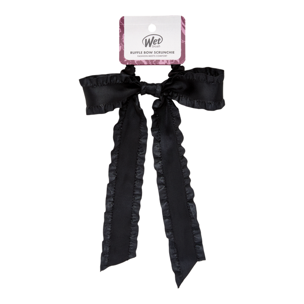 Wet Brush Ruffle Bow Scrunchie #2