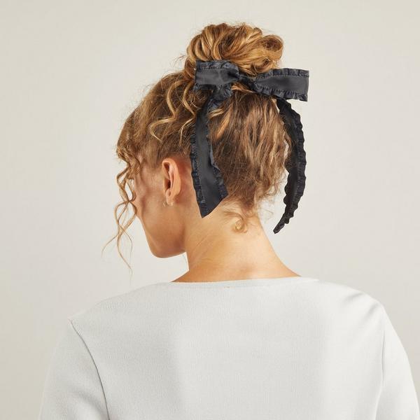 Wet Brush Ruffle Bow Scrunchie #4