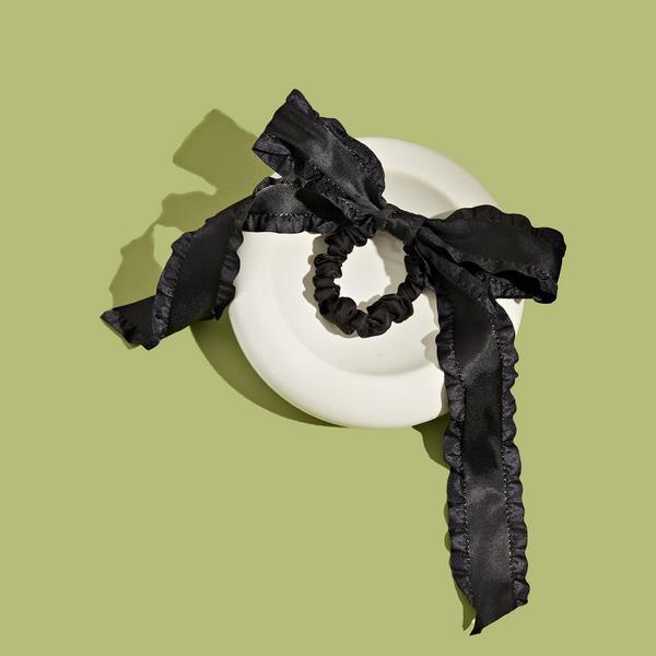 Wet Brush Ruffle Bow Scrunchie #6