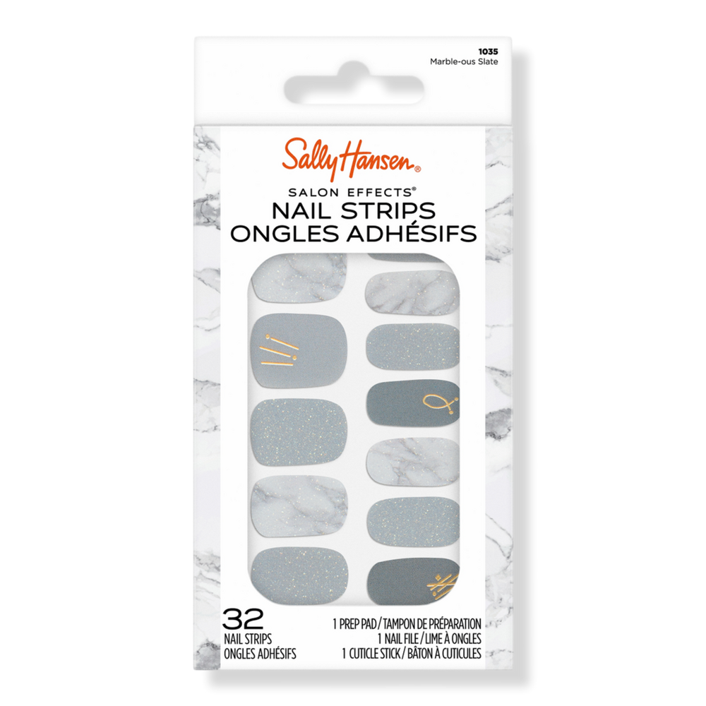 Sally Hansen Salon Effects Nail Strips - Marble-ous Slate