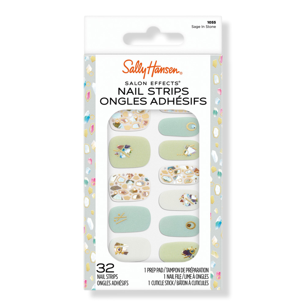 Sally Hansen Salon Effects Nail Strips - Sage In Stone
