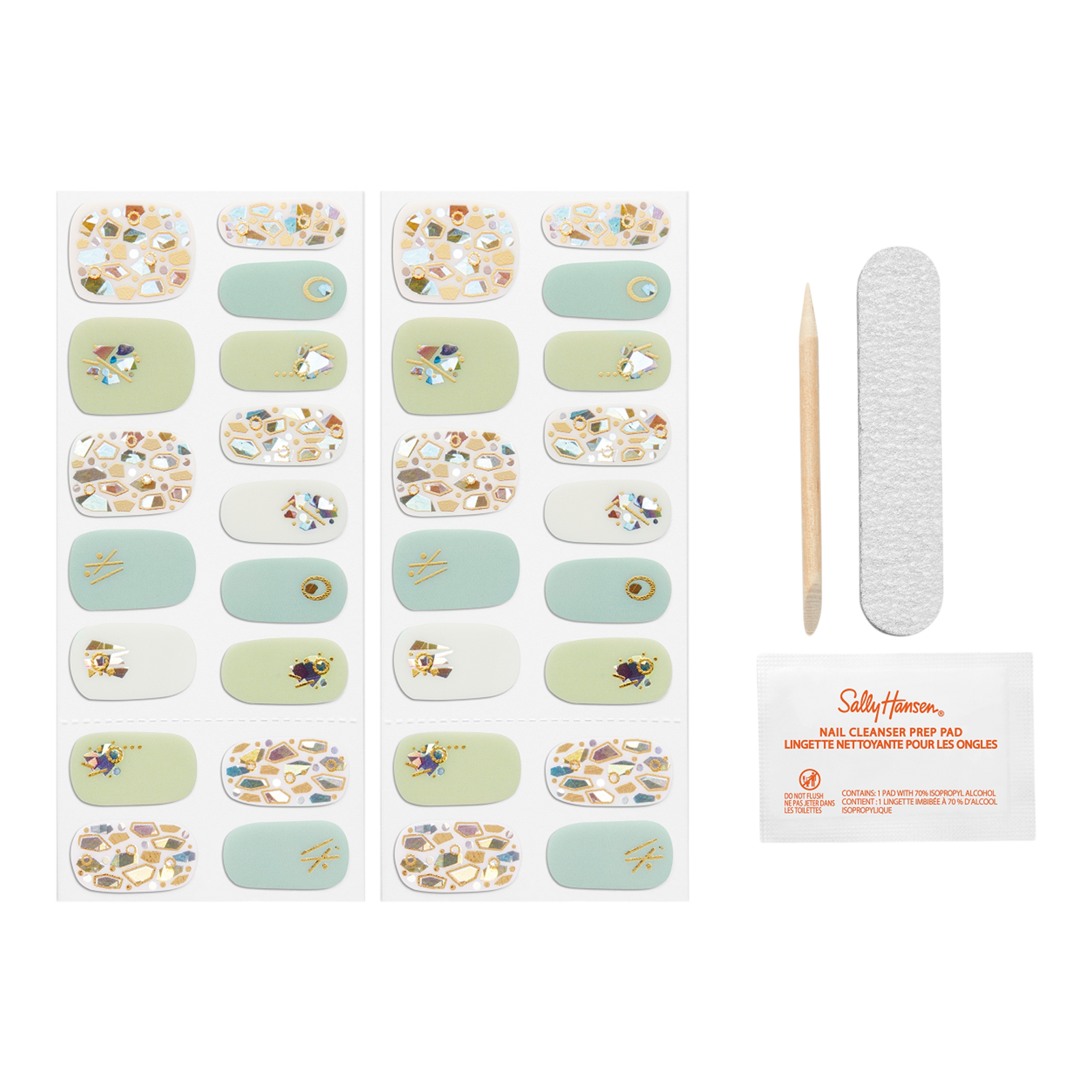 Salon Effects Nail Strips - Sage In Stone