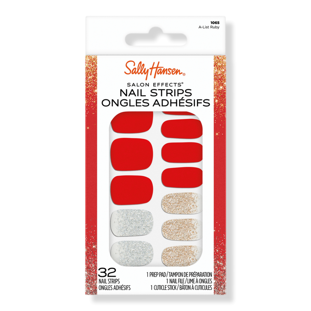 Sally Hansen Salon Effects Nail Strips - A-list Ruby