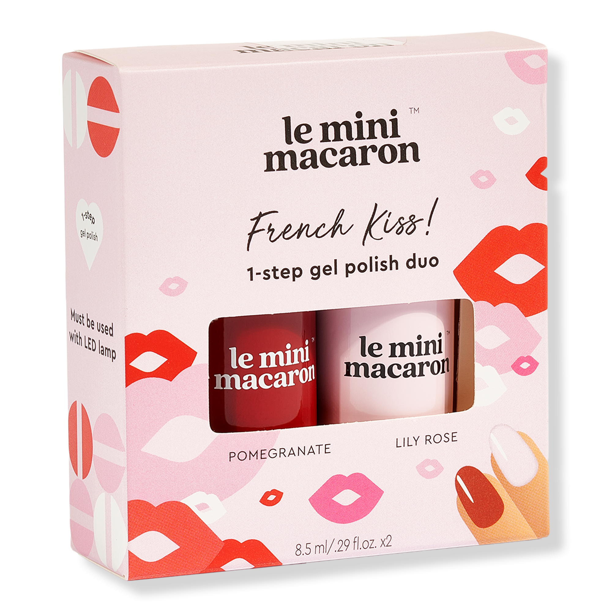 Le Mini Macaron French Kiss - Gel Polish Duo #1