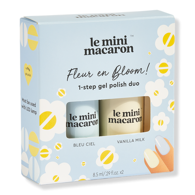 Le Mini Macaron Fleur en Bloom - Gel Polish Duo