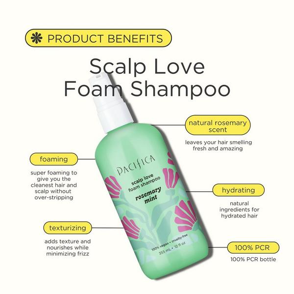 Pacifica Rosemary Mint Scalp Love Foam Shampoo #2