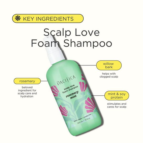 Pacifica Rosemary Mint Scalp Love Foam Shampoo #3