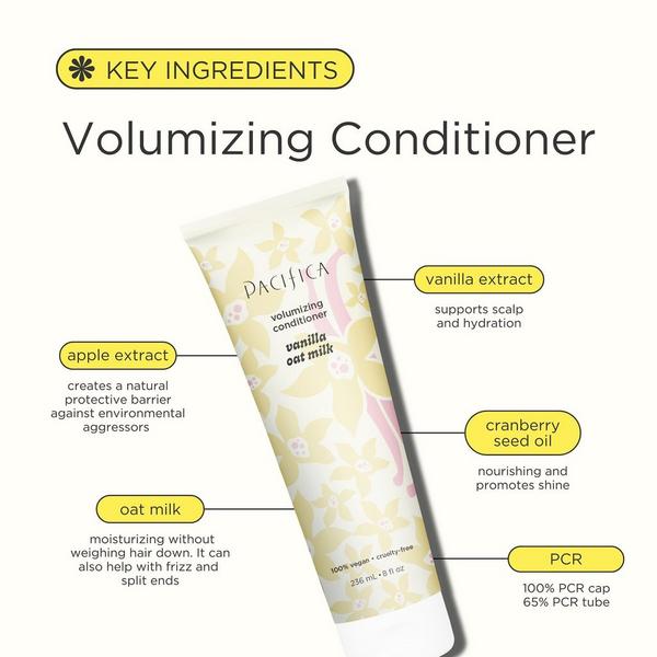 Pacifica Vanilla Oat Milk Volumizing Conditioner #3