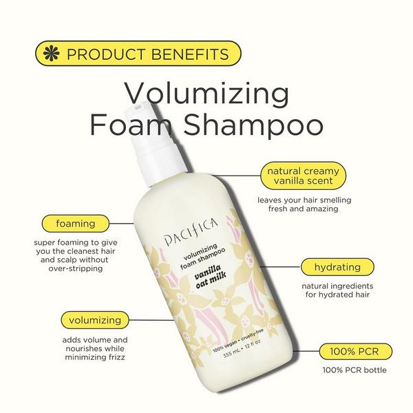 Pacifica Vanilla Oat Milk Volumizing Foam Shampoo #2