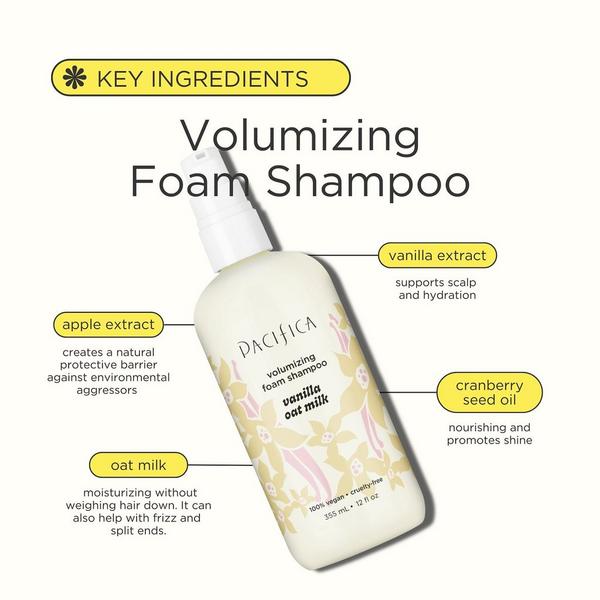 Pacifica Vanilla Oat Milk Volumizing Foam Shampoo #3