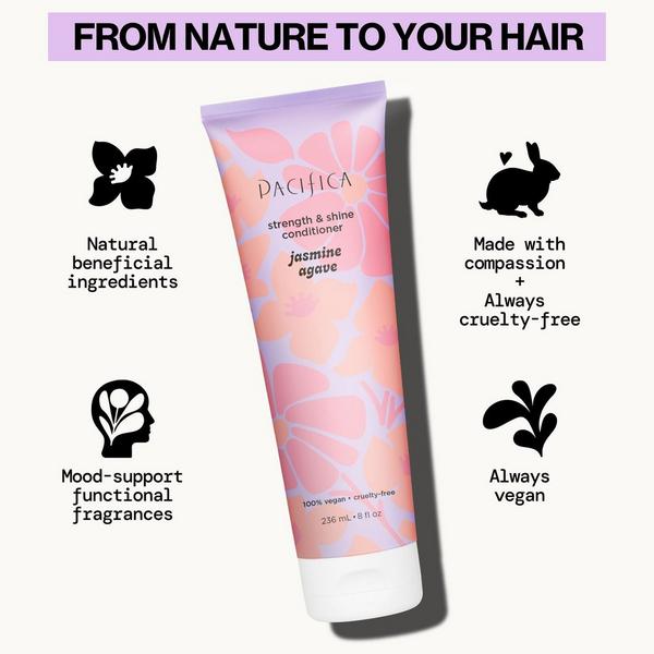 Pacifica Jasmine Agave Strength + Shine Conditioner #7