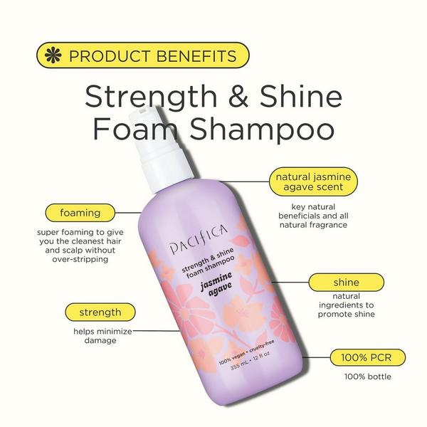 Pacifica Jasmine Agave Strength + Shine Foaming Shampoo #2