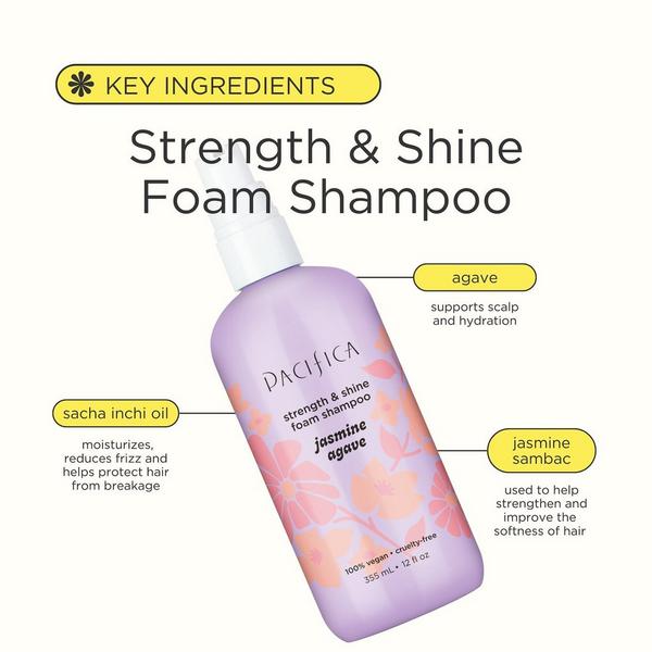 Pacifica Jasmine Agave Strength + Shine Foaming Shampoo #3