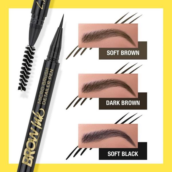 L.A. Girl Brow Ink Long-Wearing Micro Brush Detailer Pen #3