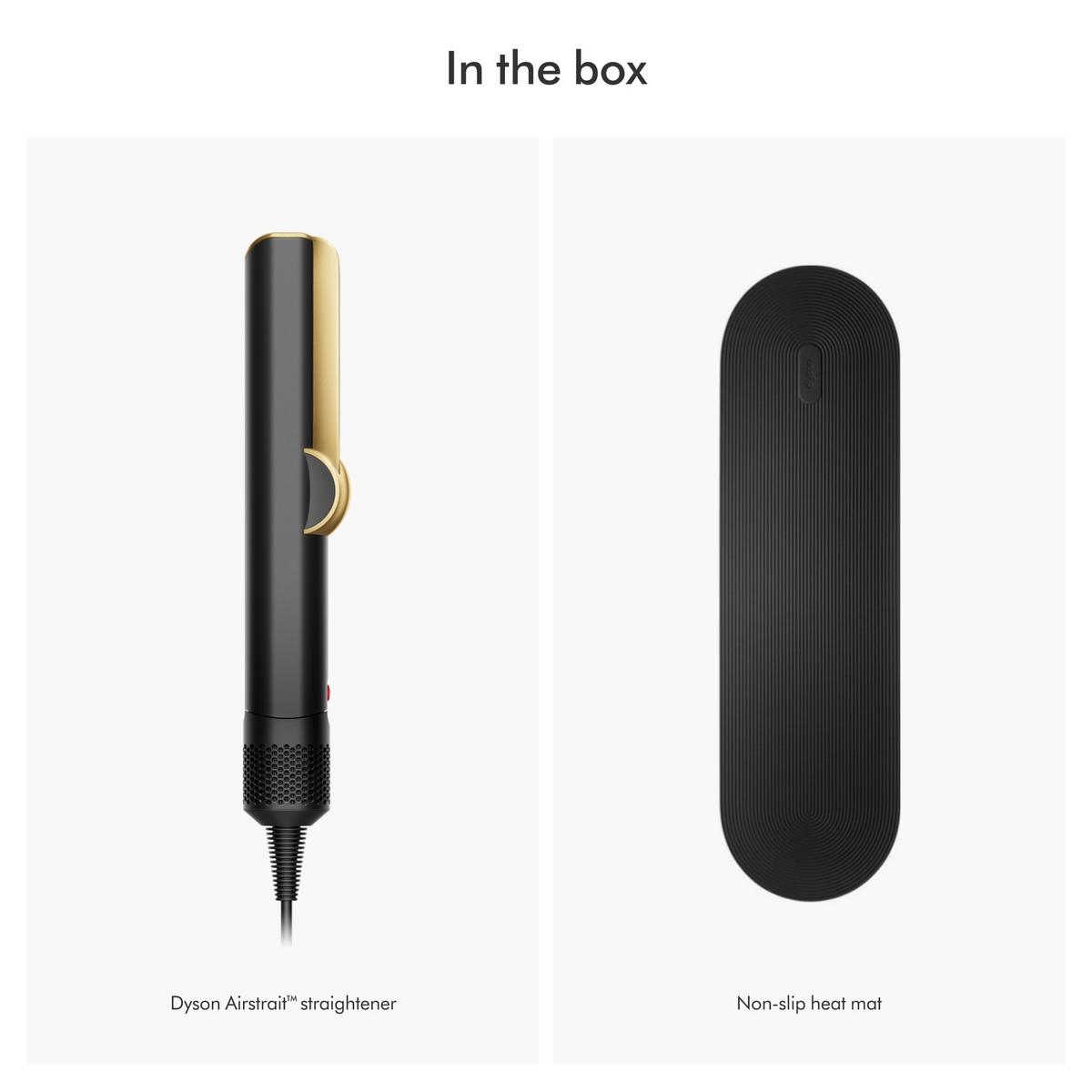 Dyson and Ulta Exclusive Airstrait Hair Straightener in Onyx Black and Gold