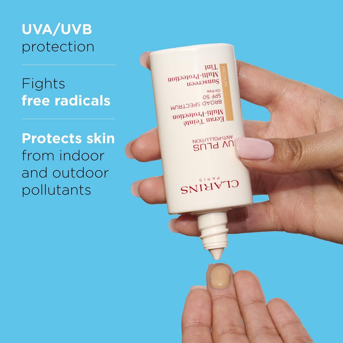 UV Plus Anti-Pollution Tinted Face Sunscreen SPF 50