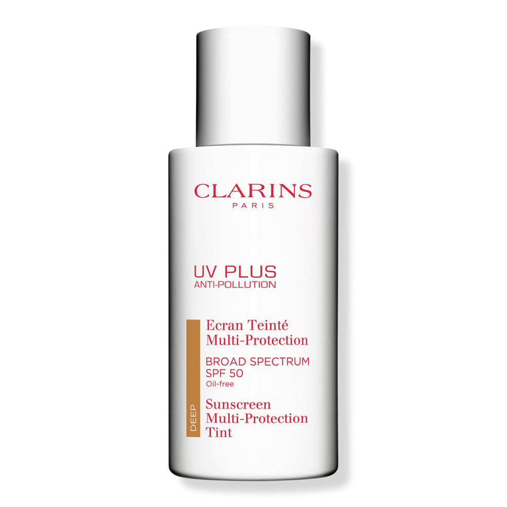 Clarins Uv Plus Anti-pollution Tinted Face Sunscreen Spf 50 - Deep