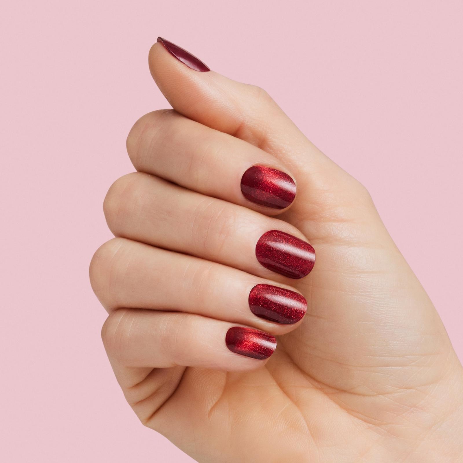 Ruby Red Apple Glaze Semi-Cured Gel Art