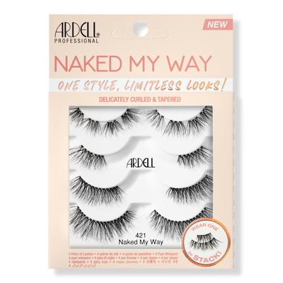 Ardell Naked My Way 421 Customizable False Lash Multipack