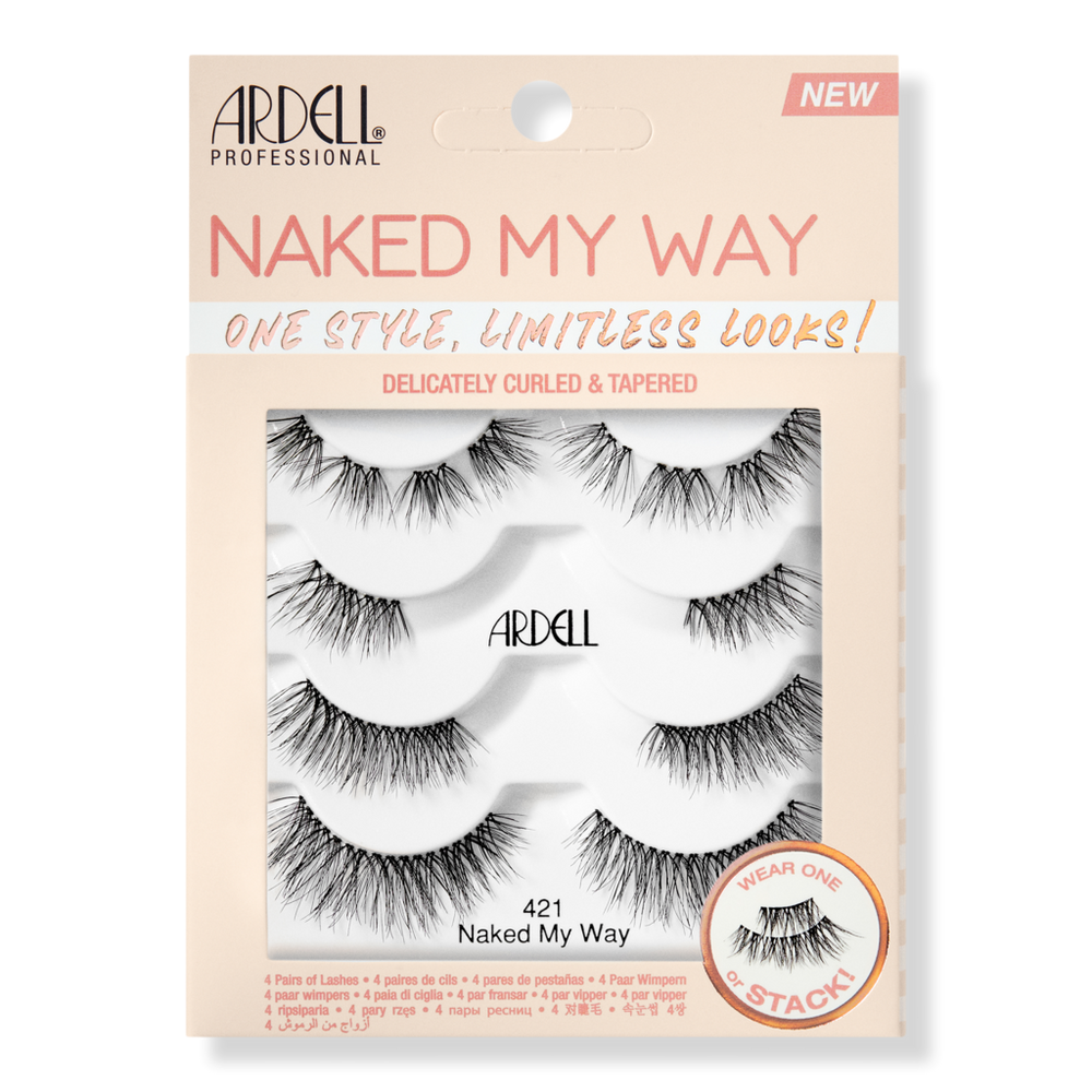 Ardell Naked My Way 421 Customizable False Lash Multipack