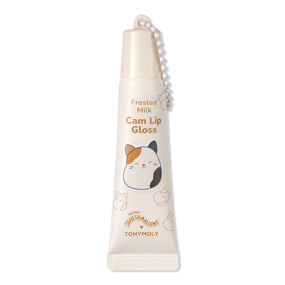 Tonymoly Squishmallows Key Chain High Shine Lip Gloss - Coconut In White