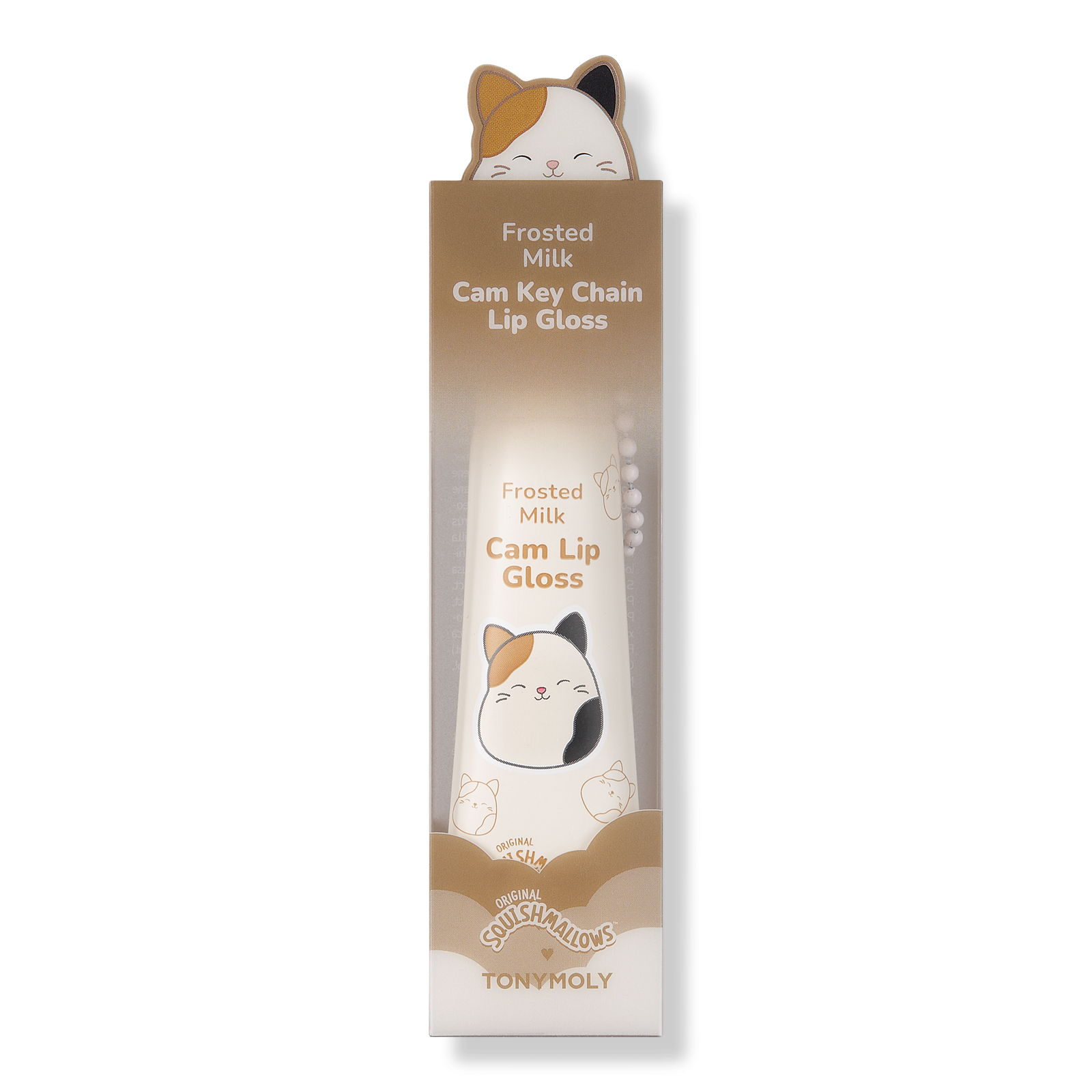 Squishmallows Key Chain High Shine Lip Gloss - Coconut