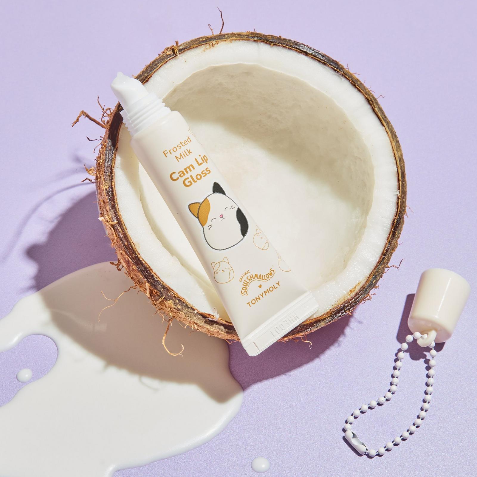 Squishmallows Key Chain High Shine Lip Gloss - Coconut