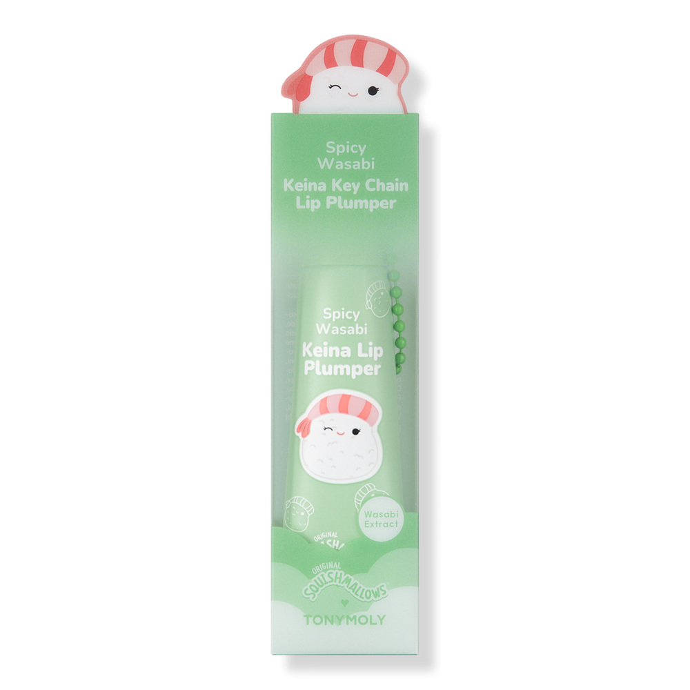 Tonymoly Squishmallows Keina Spicy Wasabi Key Chain Lip Plumper