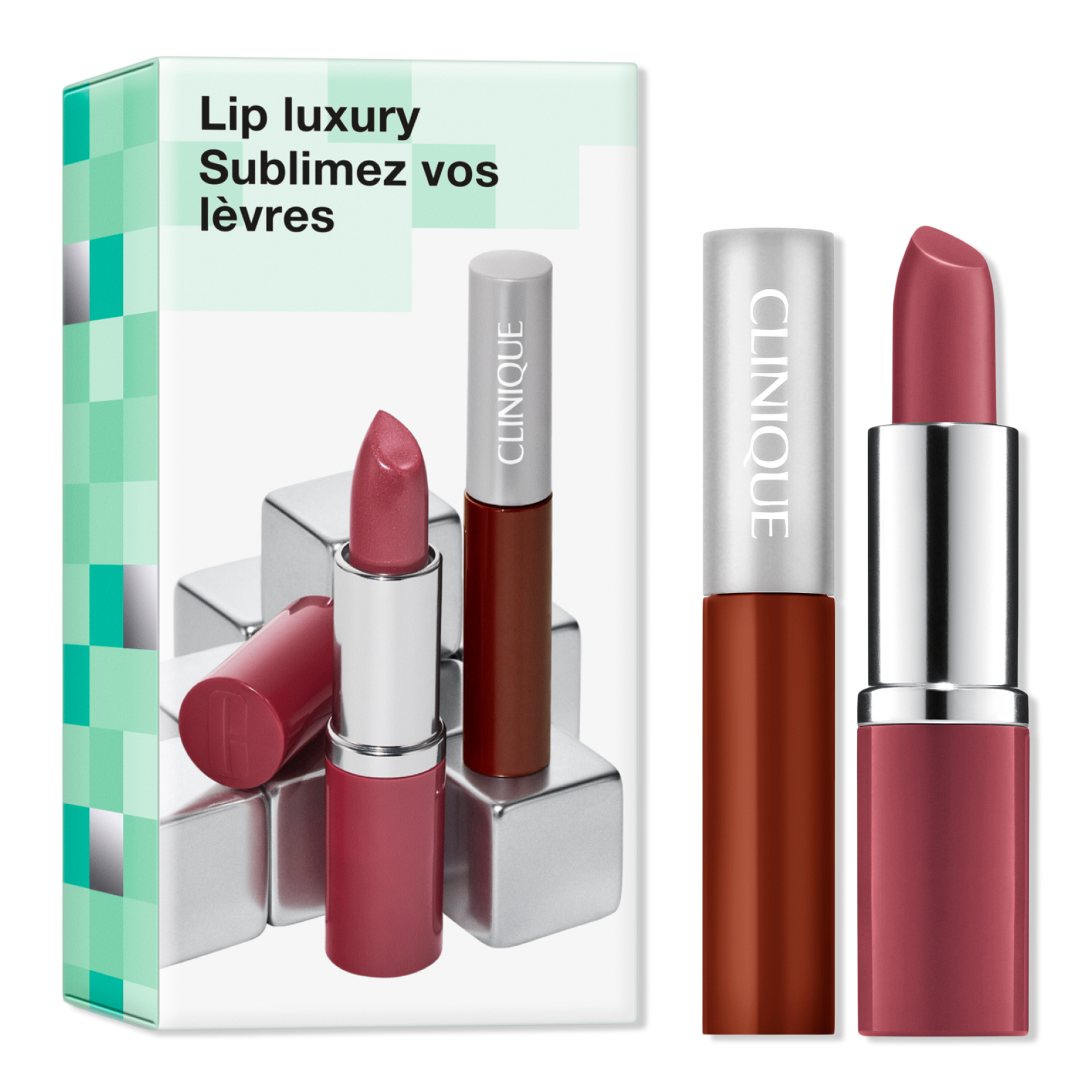 Clinique Lip Luxury Lipstick + Lip Gloss Makeup Gift Set Ulta Beauty