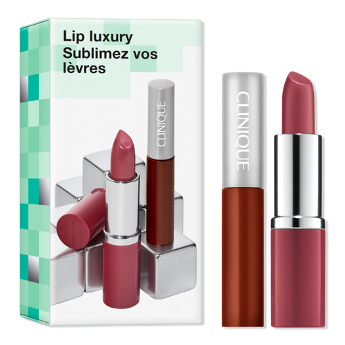 Clinique Lip Luxury Lipstick + Lip Gloss Makeup Gift Set Ulta Beauty