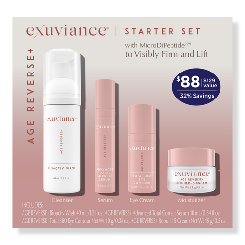 美容液 exuviance AGE REVERSE+ 27mL Exuviance - AGE REVERSE+ Starter Set | Ulta Beauty