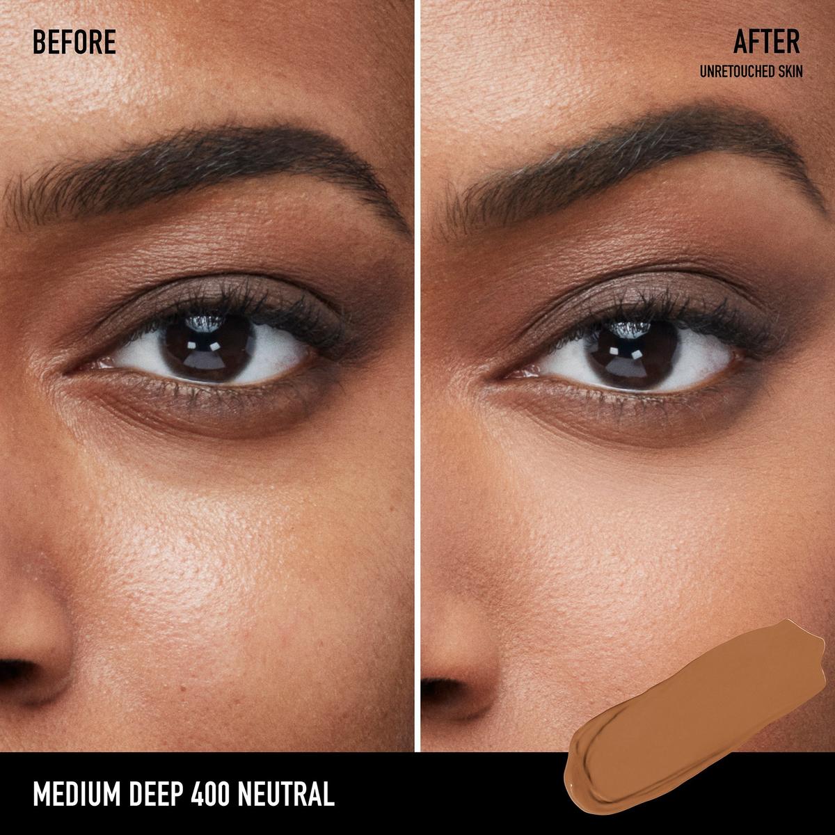 BAREPRO 16HR All Over Skin-Perfecting Matte Concealer Mineral SPF 25 - Medium Deep 400 Neutral​