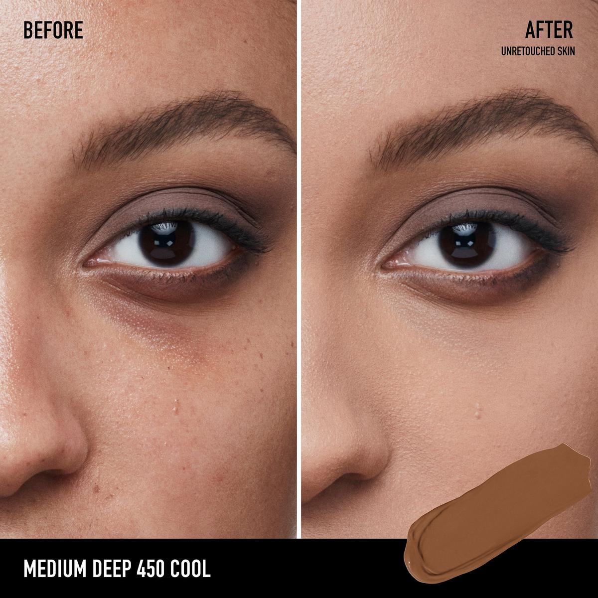 BAREPRO 16HR All Over Skin-Perfecting Matte Concealer Mineral SPF 25 - Medium Deep 450 Cool​