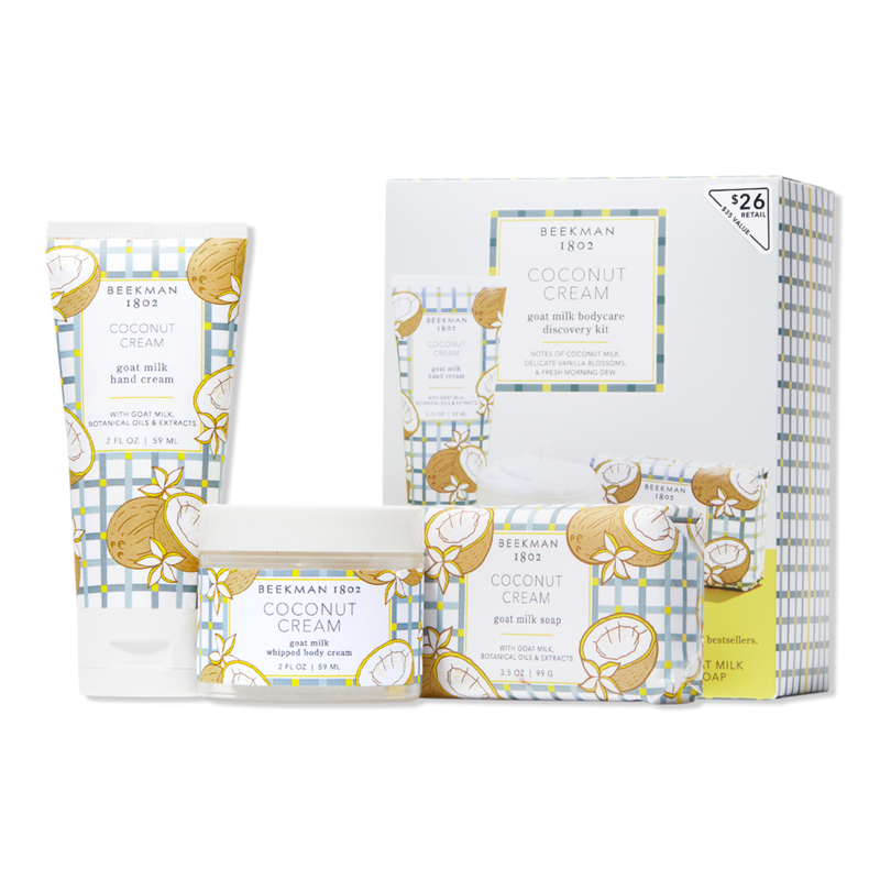 Beekman 1802 - Coconut Cream Goat Milk Bodycare Discovery Kit