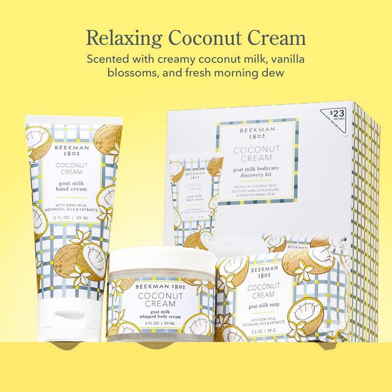 Beekman 1802 - Coconut Cream Goat Milk Bodycare Discovery Kit