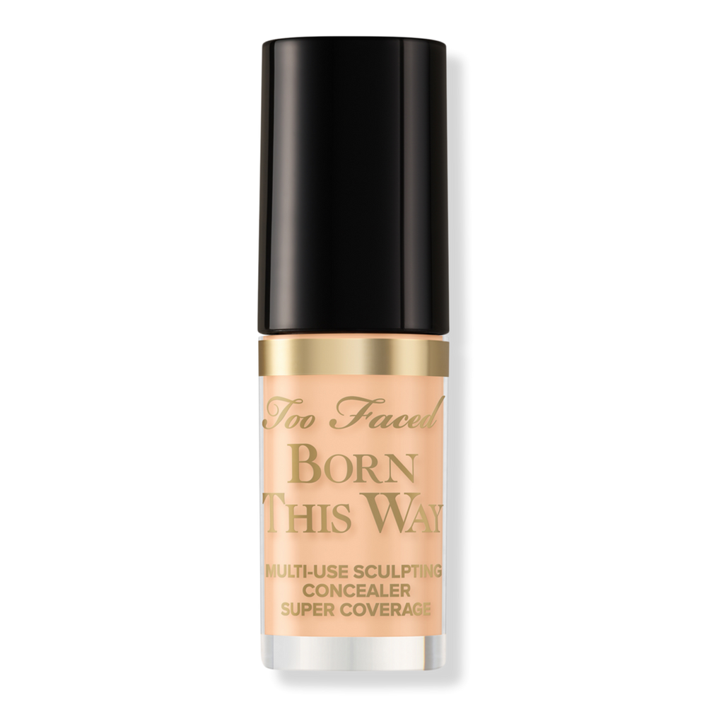 Too Faced Travel Size Born This Way Super Coverage Multi-use Concealer - Vanilla In White