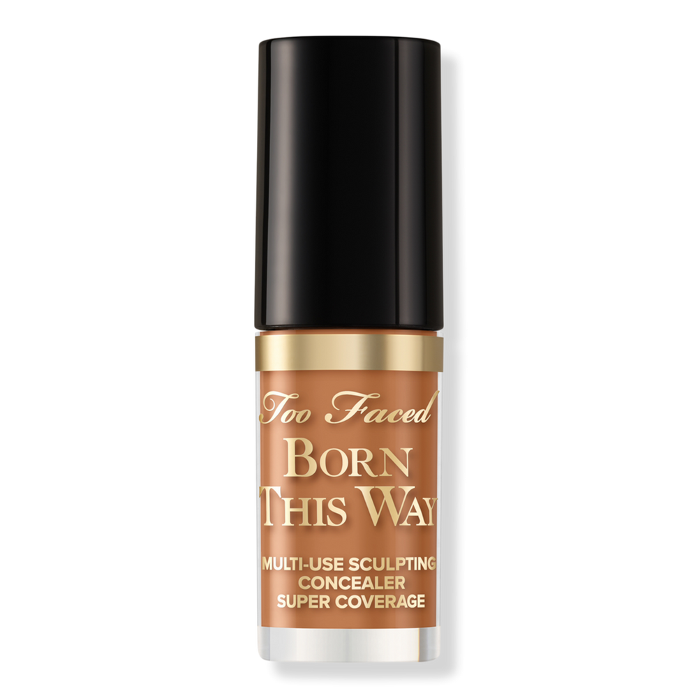 Too Faced Travel Size Born This Way Super Coverage Multi-use Concealer - Butterscotch In Orange