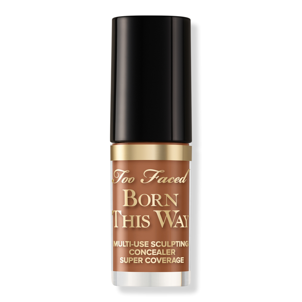 Too Faced Travel Size Born This Way Super Coverage Multi-use Concealer - Maple In Brown