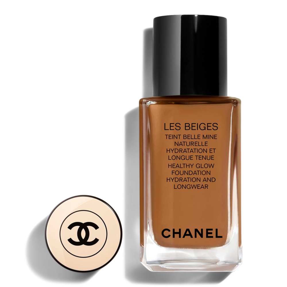 Chanel Les Beiges Healthy Glow Foundation Hydration And Longwear - B130 In Brown