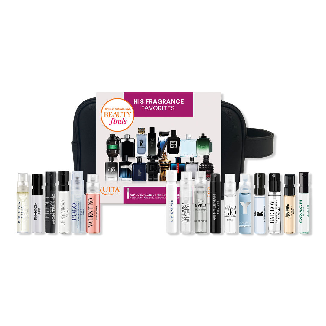 Beauty Finds by ULTA Beauty His Fragrance Favorites 16 Piece Sampler Kit #1