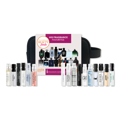 Beauty Finds by ULTA Beauty His Fragrance Favorites 16 Piece Sampler Kit