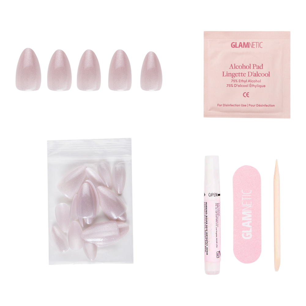 Selenite Press-On Nails