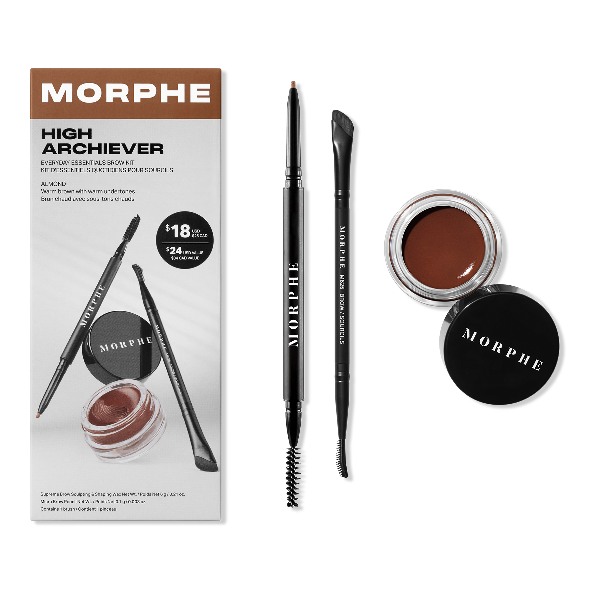 Morphe High Archiever Everyday Essentials Brow Kit #1