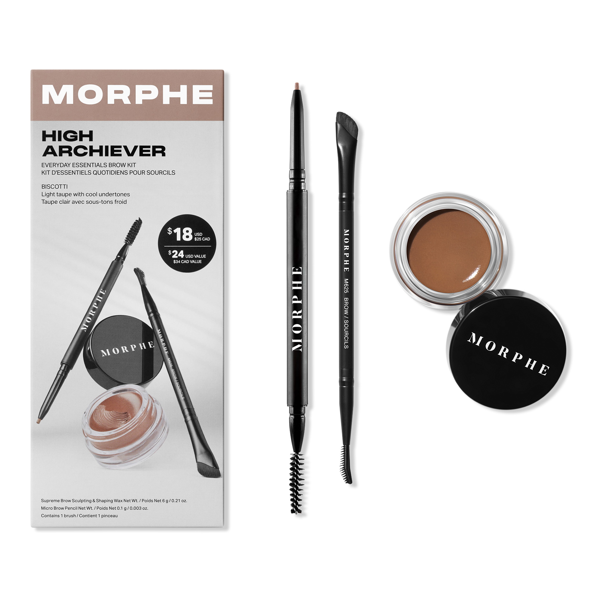 Morphe High Archiever Everyday Essentials Brow Kit #1