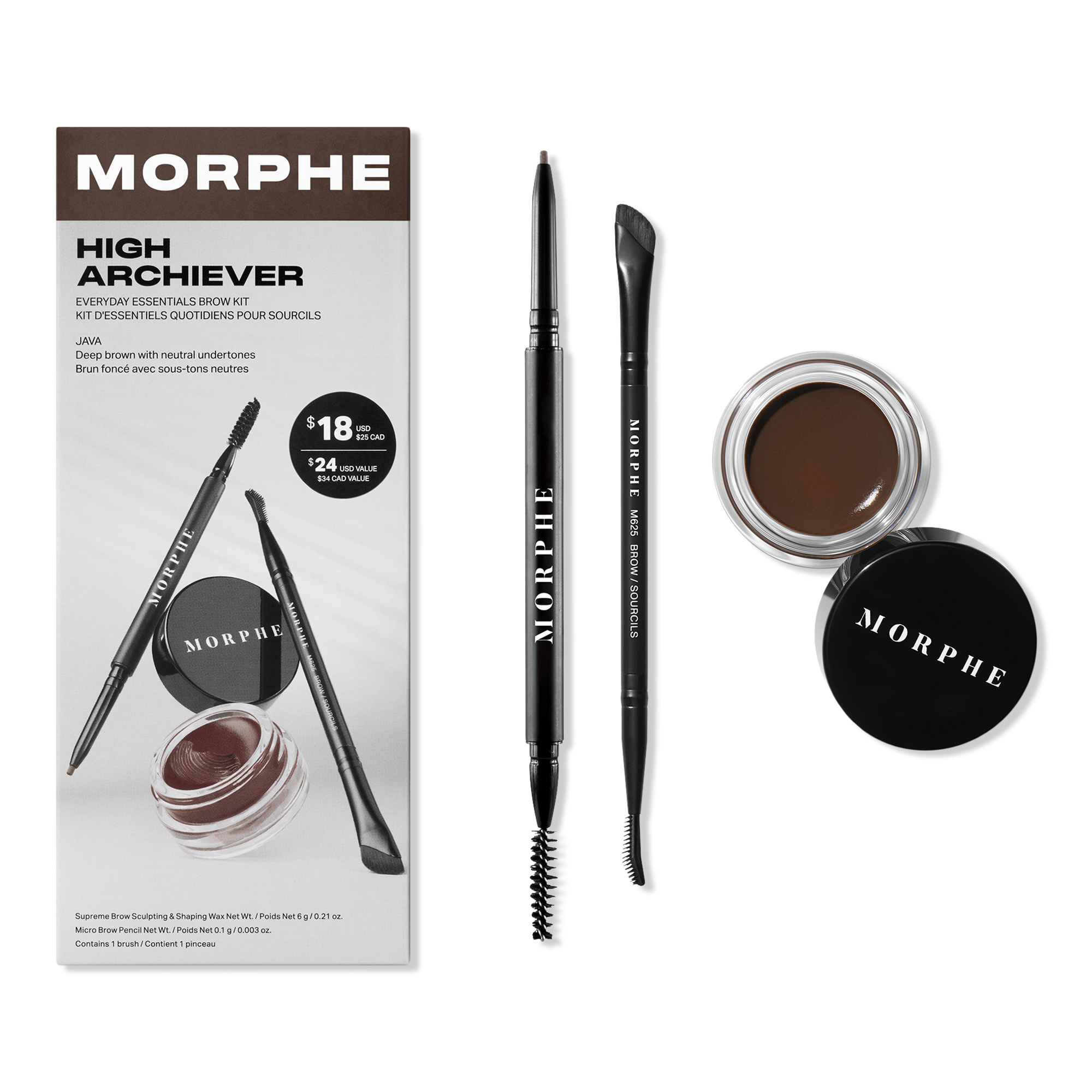 Morphe High Archiever Everyday Essentials Brow Kit #1