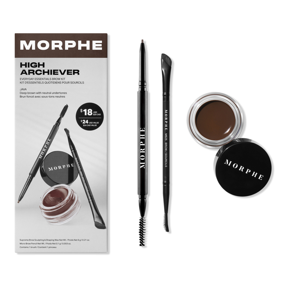 Morphe High Archiever Everyday Essentials Brow Kit - Java In Brown